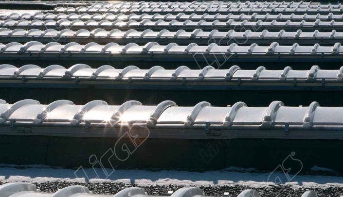 Lucernario industriale in plexiglass - Modello 5